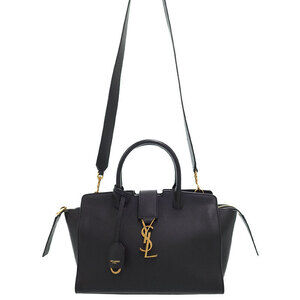 Saint Laurent Downtown YSL leather top handle 2way Crossbody bag